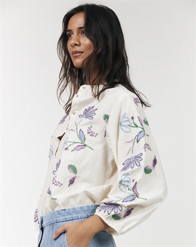 Lollys Laundry - FaithLL Bluse - Creme